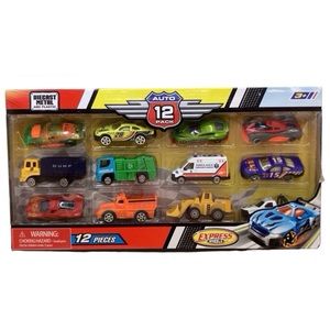 DieCast Metal & Plastic Auto 12 Vehicle Set (NWT)